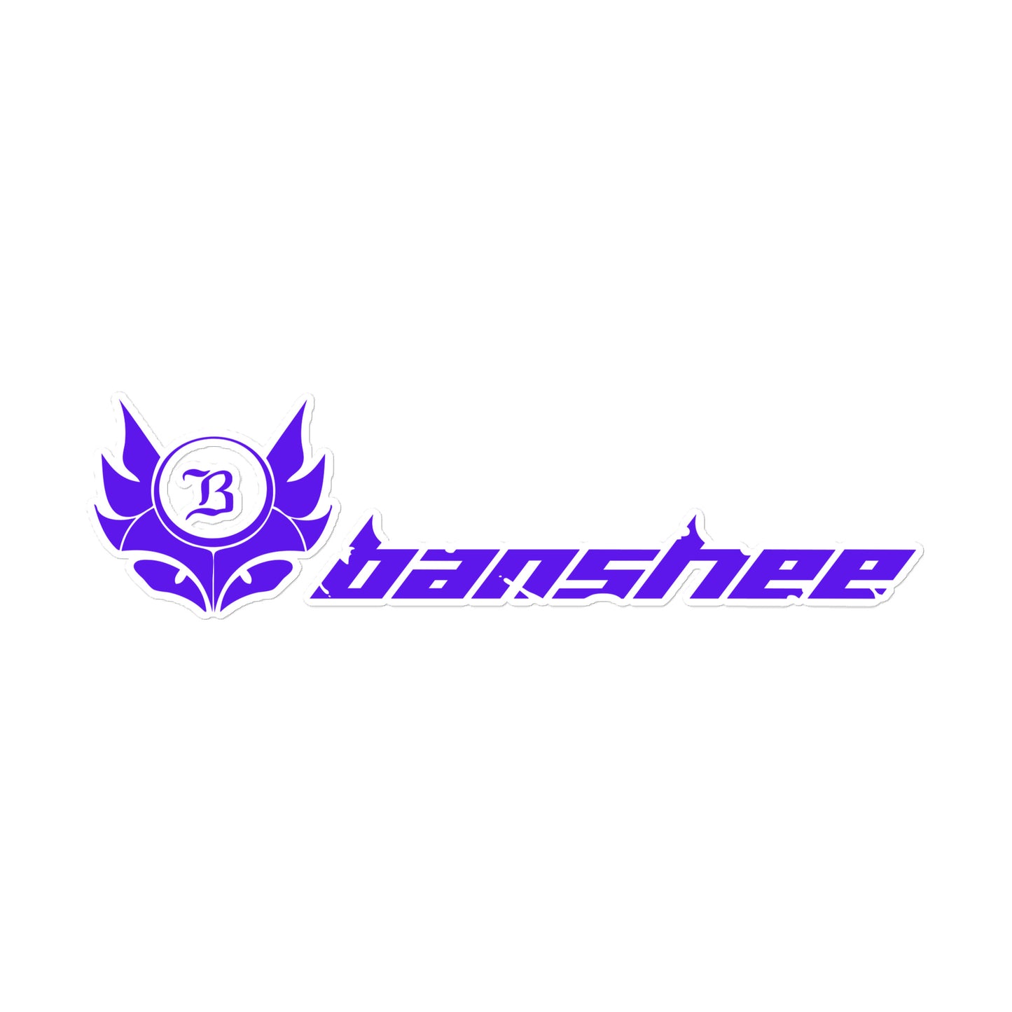 Banshee Purple Linear Logo - Sticker