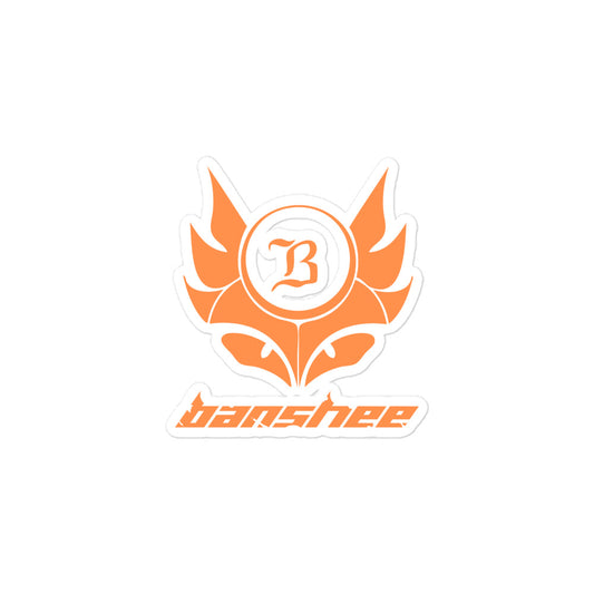 Banshee Orange Creature Logo - Sticker