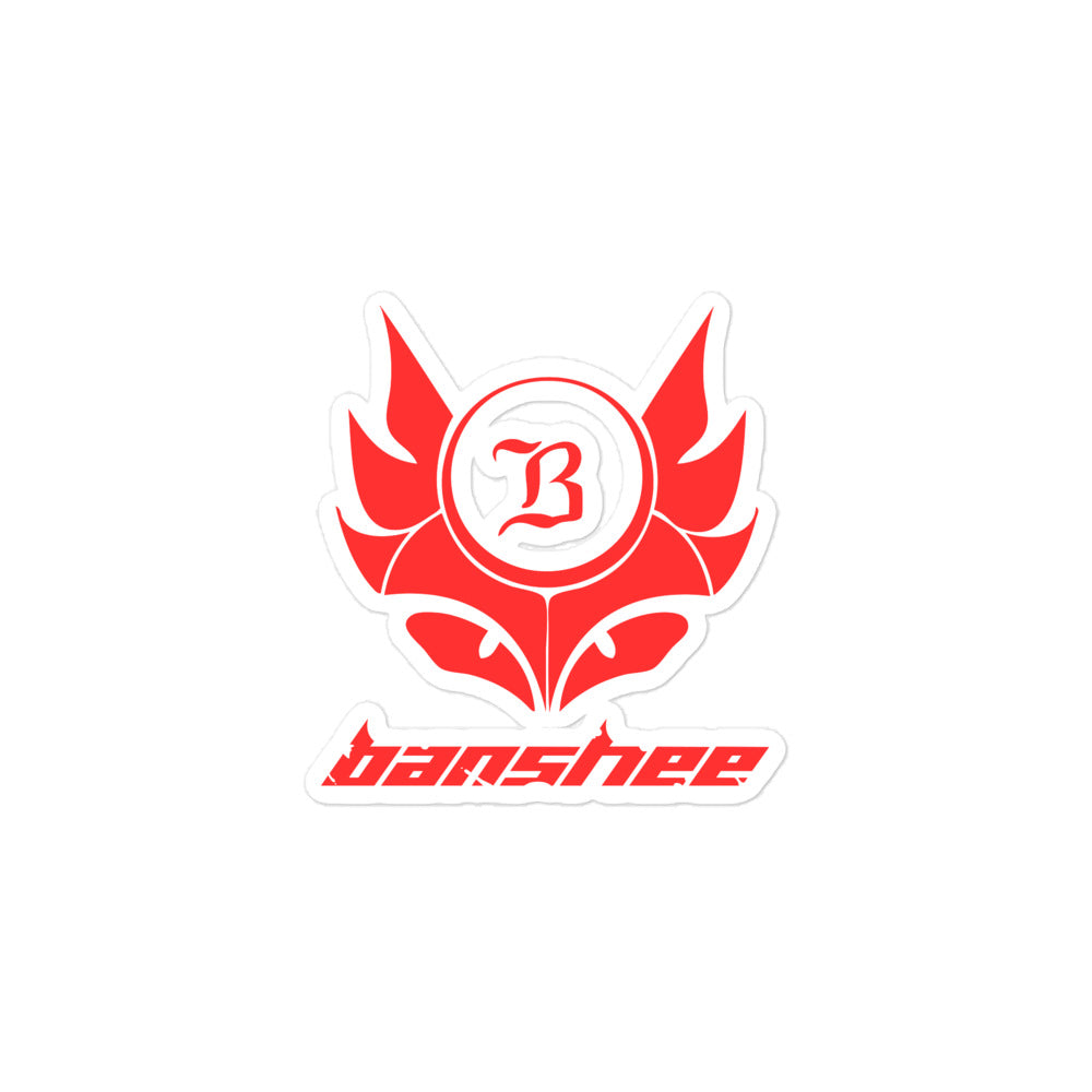 Banshee Red Creature Logo - Sticker