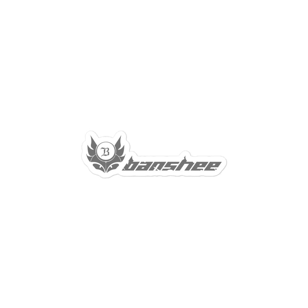 Banshee Stealth Black Linear Logo - Sticker