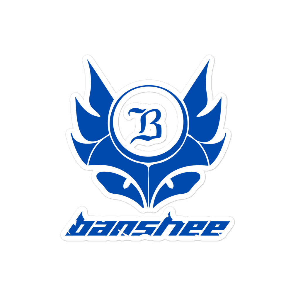 Banshee Blue Creature Logo - Sticker