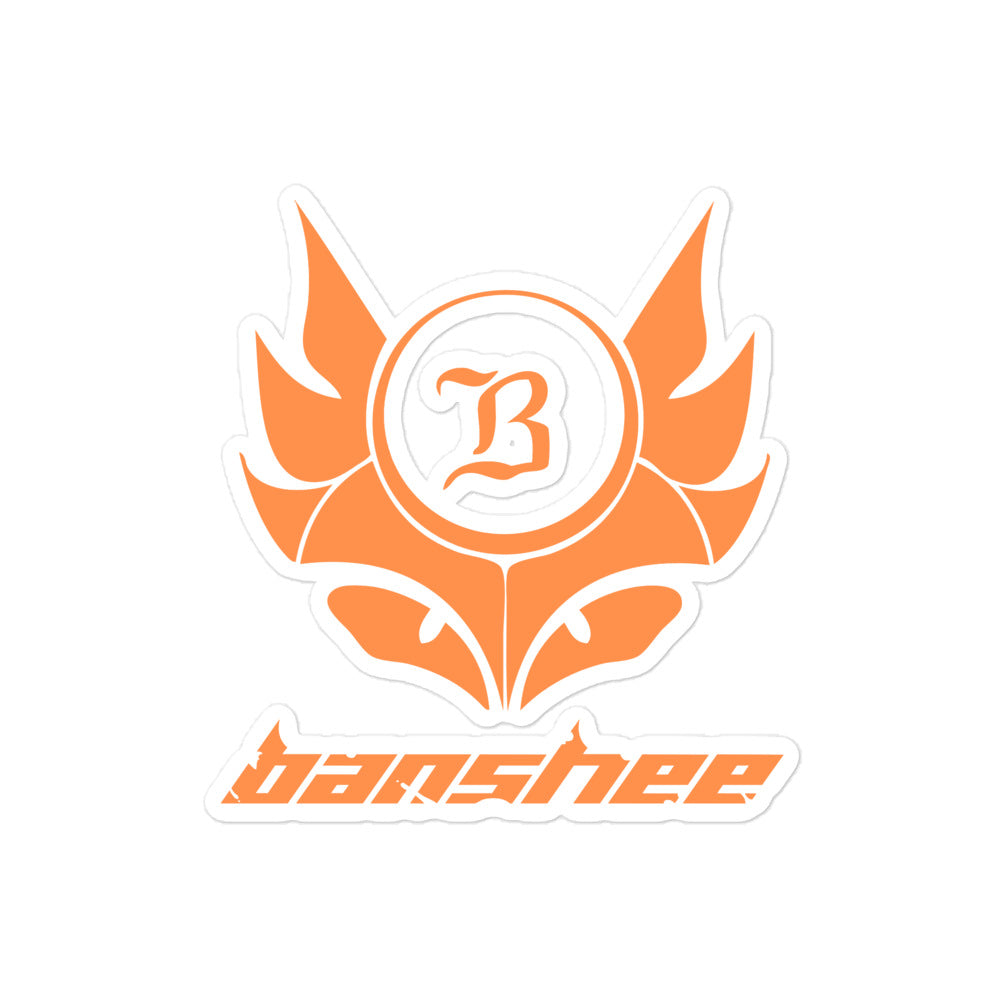 Banshee Orange Creature Logo - Sticker