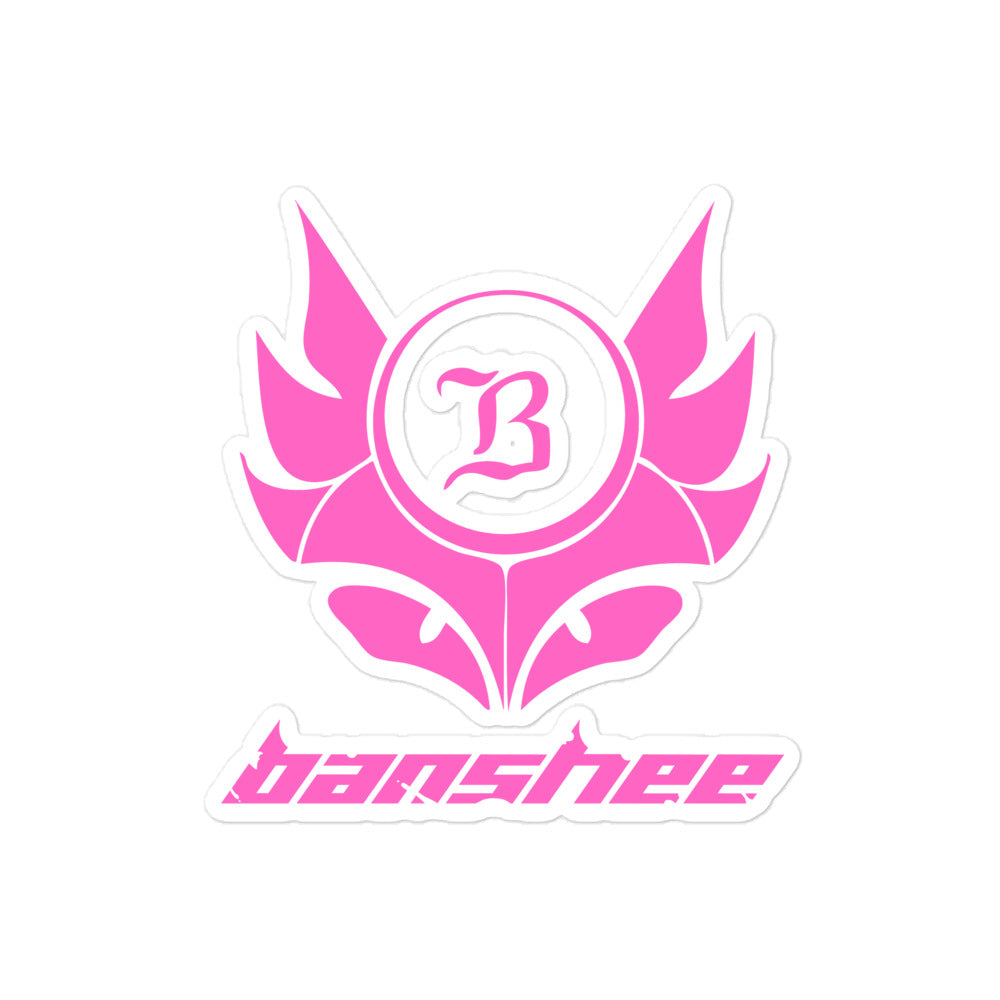 Banshee Pink Creature Logo - Sticker