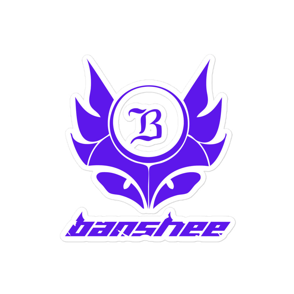 Banshee Purple Creature Logo - Sticker