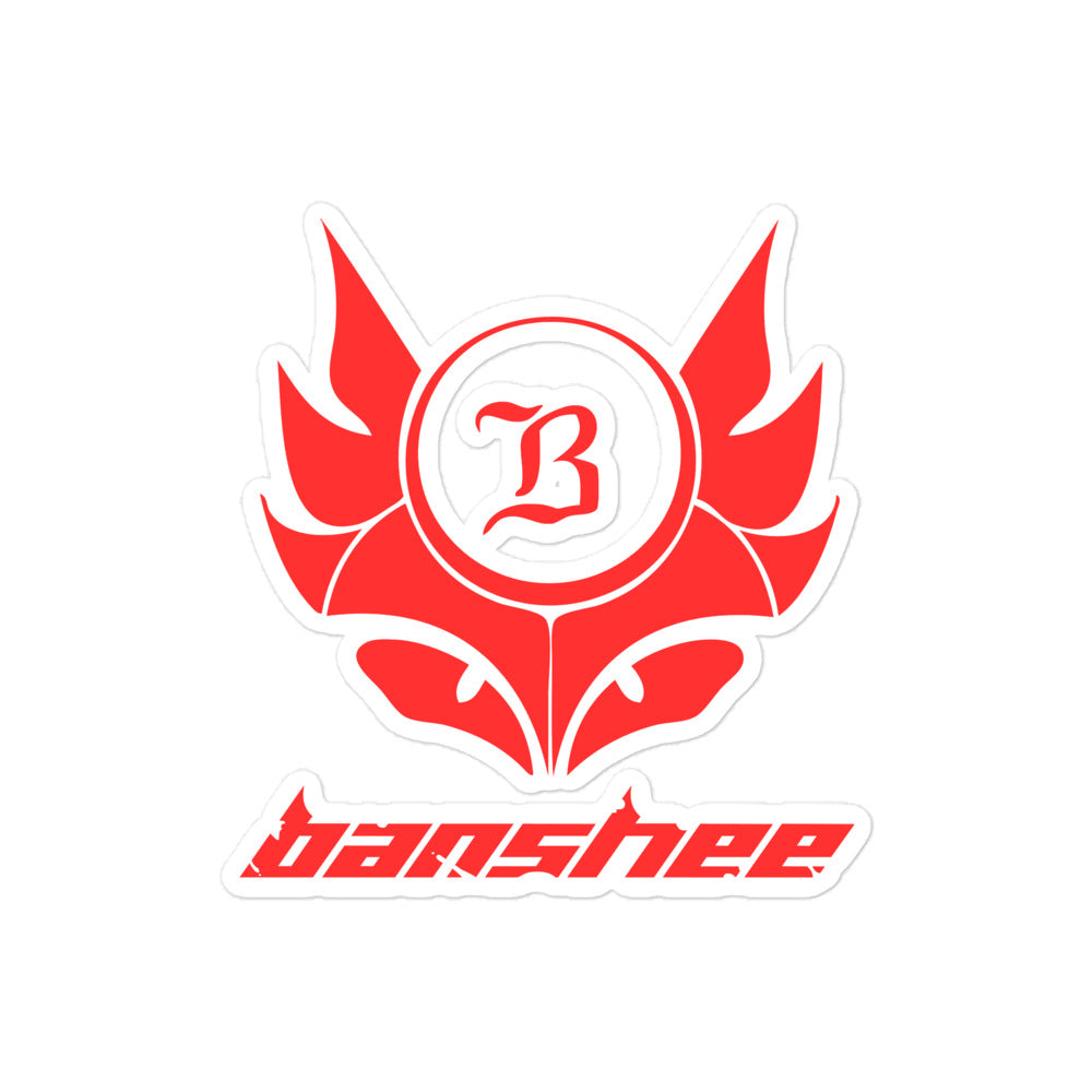 Banshee Red Creature Logo - Sticker