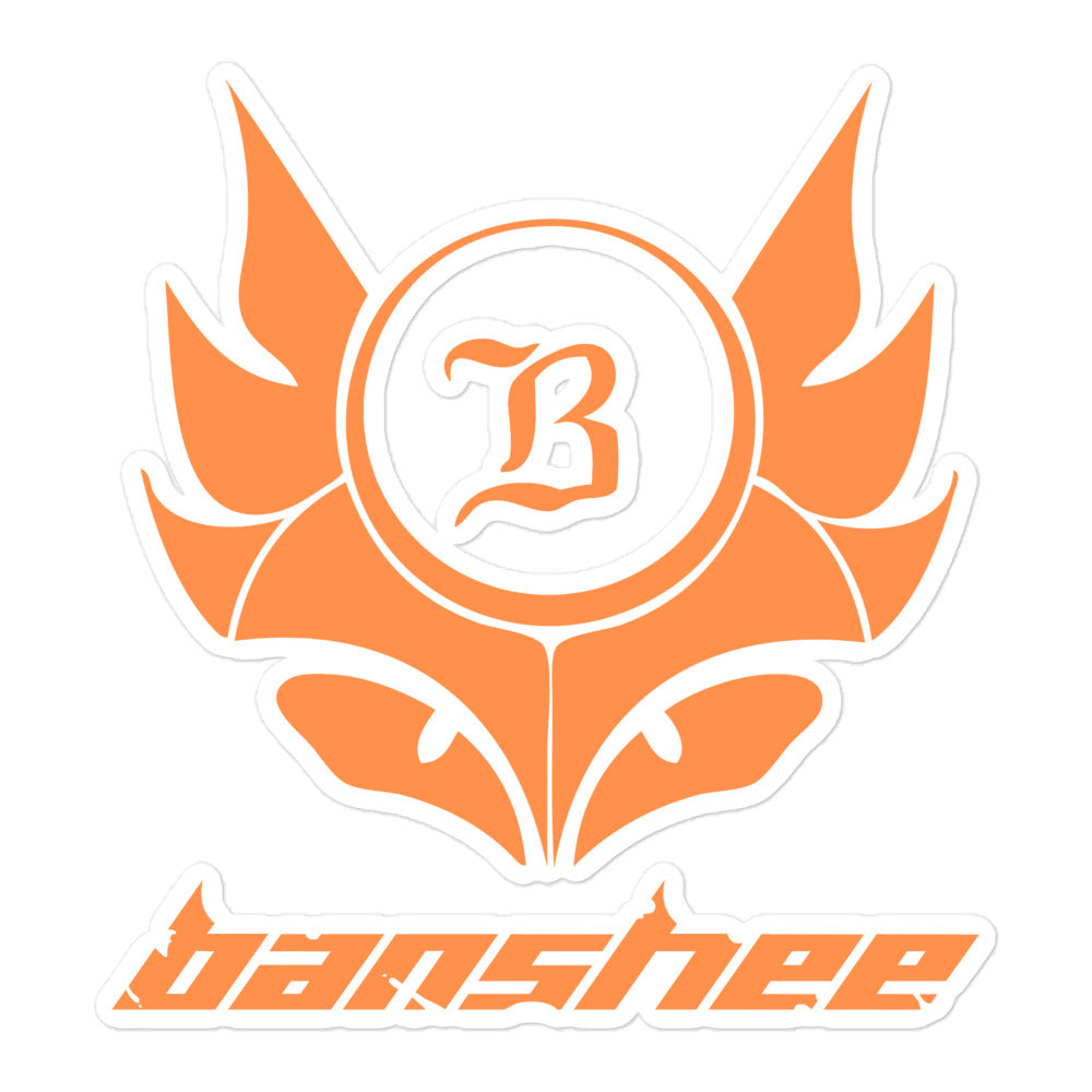 Banshee Orange Creature Logo - Sticker