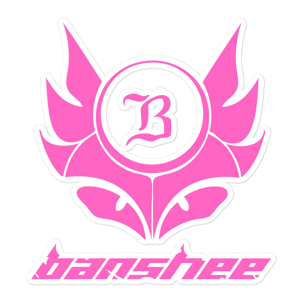 Banshee Pink Creature Logo - Sticker