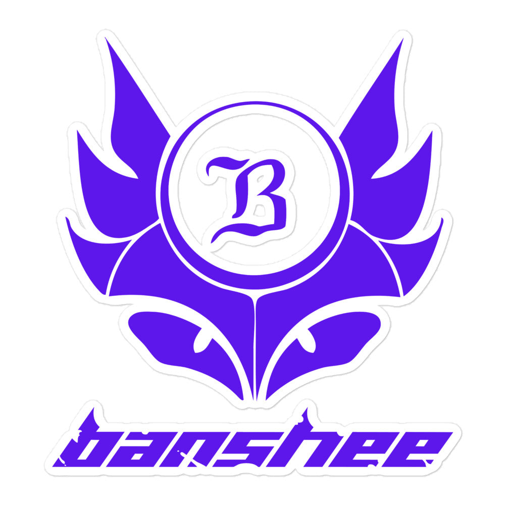 Banshee Purple Creature Logo - Sticker