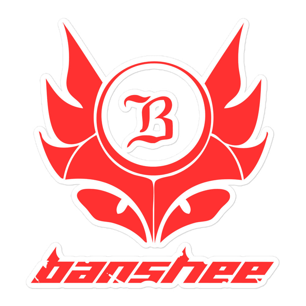 Banshee Red Creature Logo - Sticker