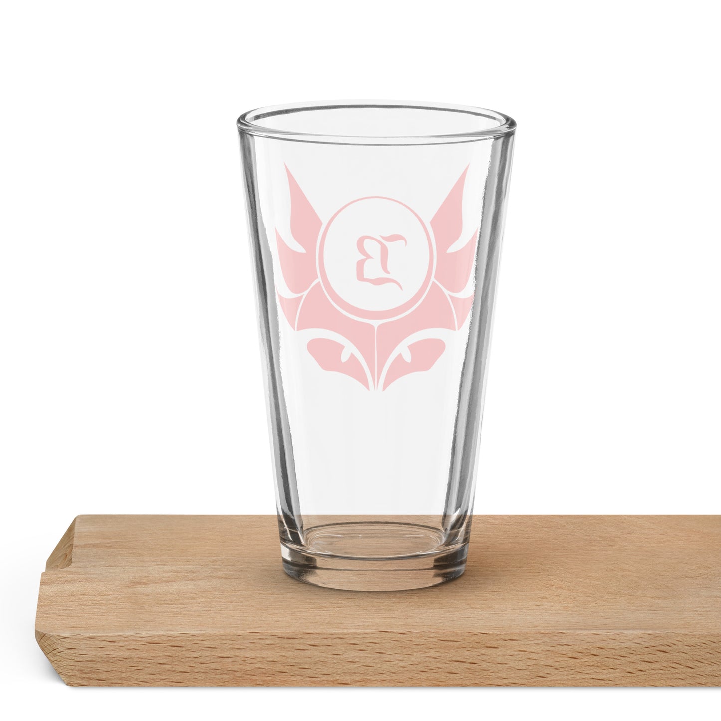 Banshee logo - Shaker pint glass