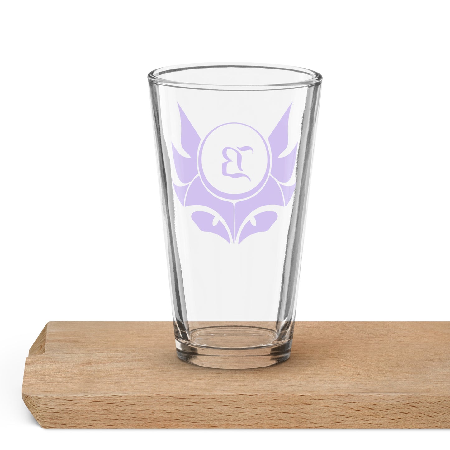 Banshee logo - Shaker pint glass