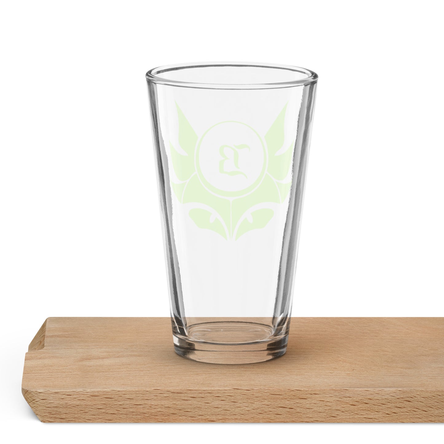 Banshee logo - Shaker pint glass