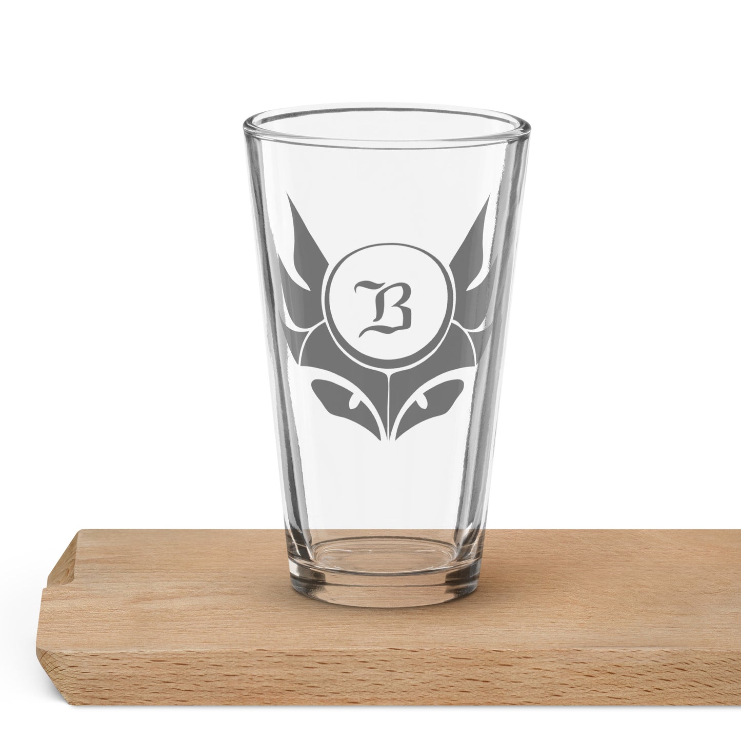 Banshee logo - Shaker pint glass