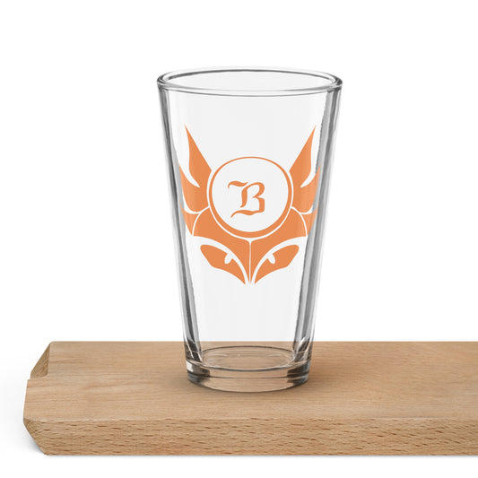Banshee logo - Shaker pint glass