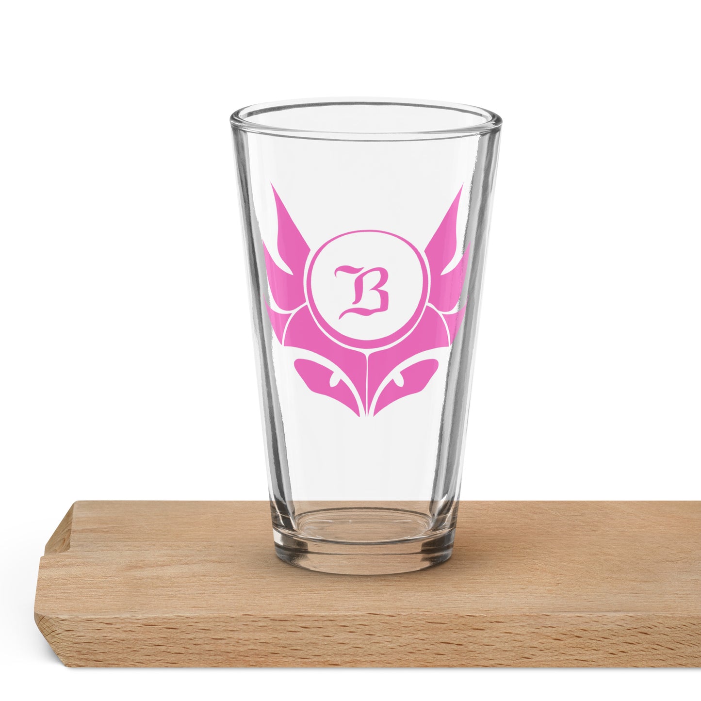 Banshee logo - Shaker pint glass