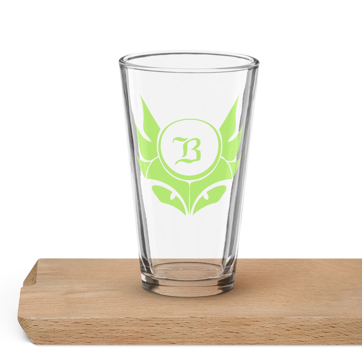 Banshee logo - Shaker pint glass