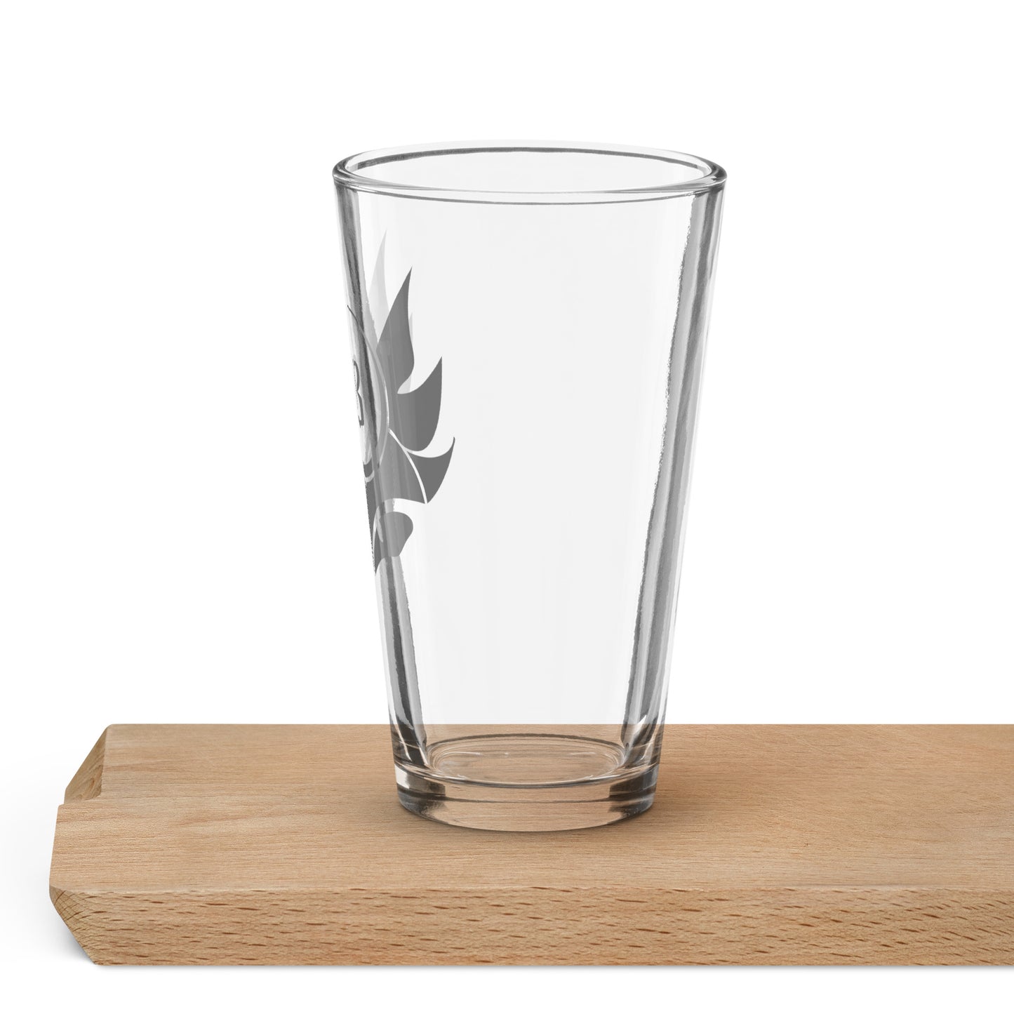 Banshee logo - Shaker pint glass