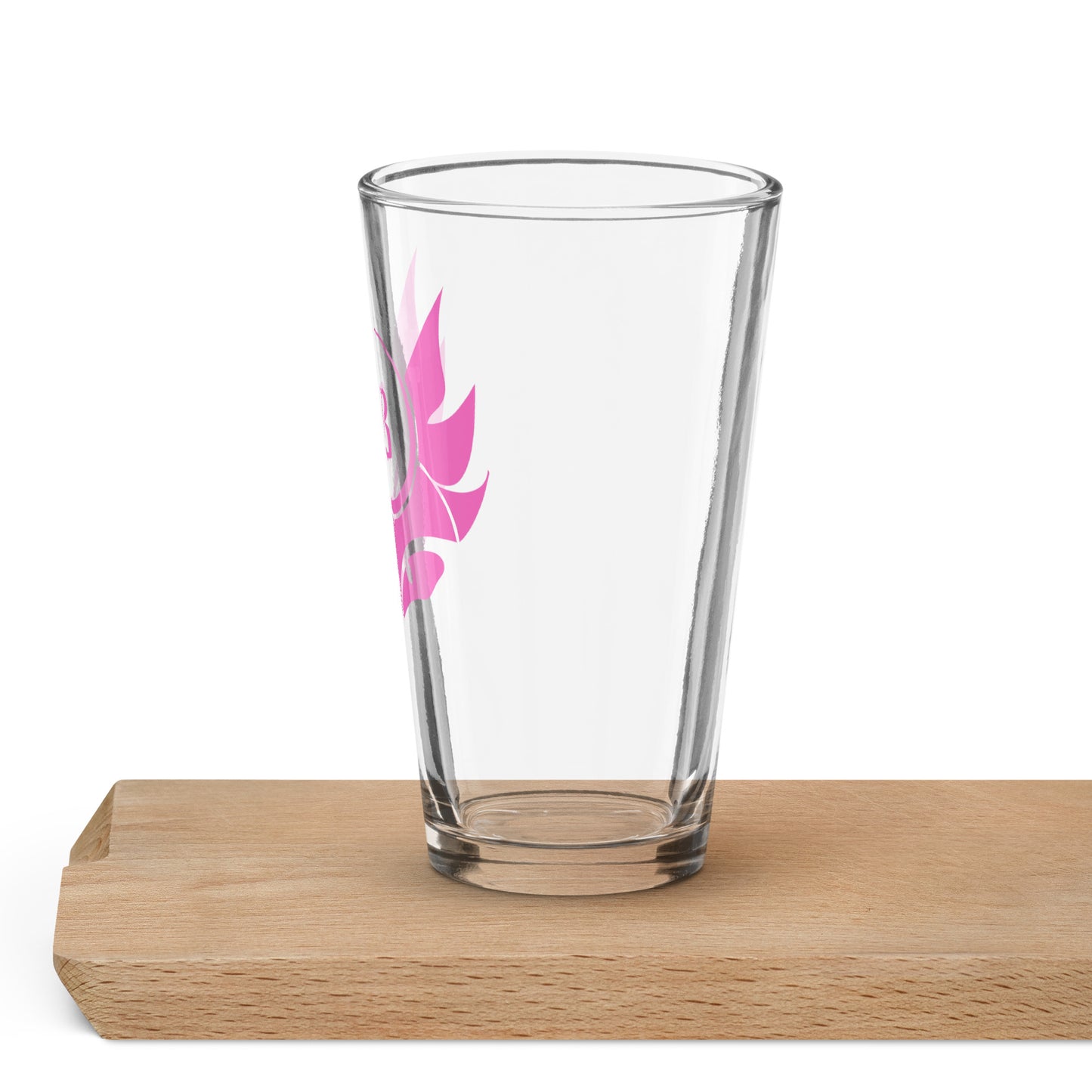 Banshee logo - Shaker pint glass