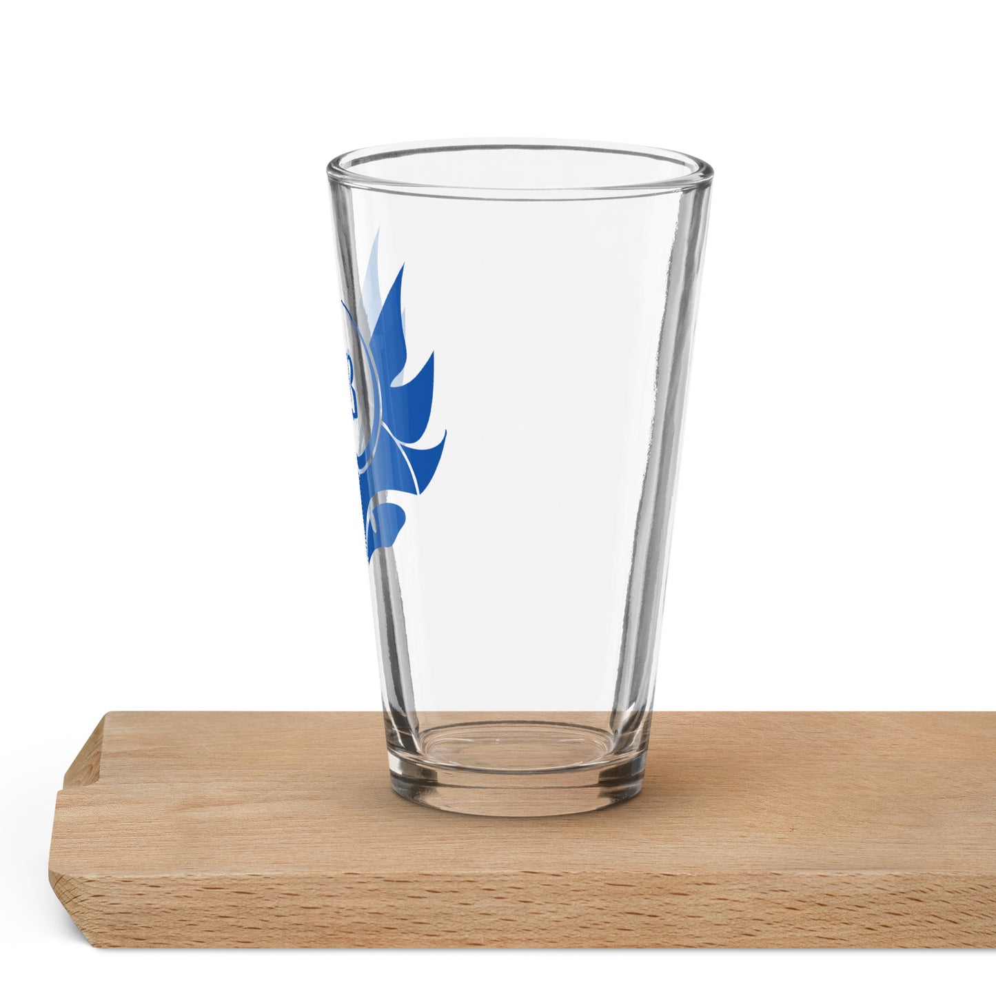 Banshee logo - Shaker pint glass