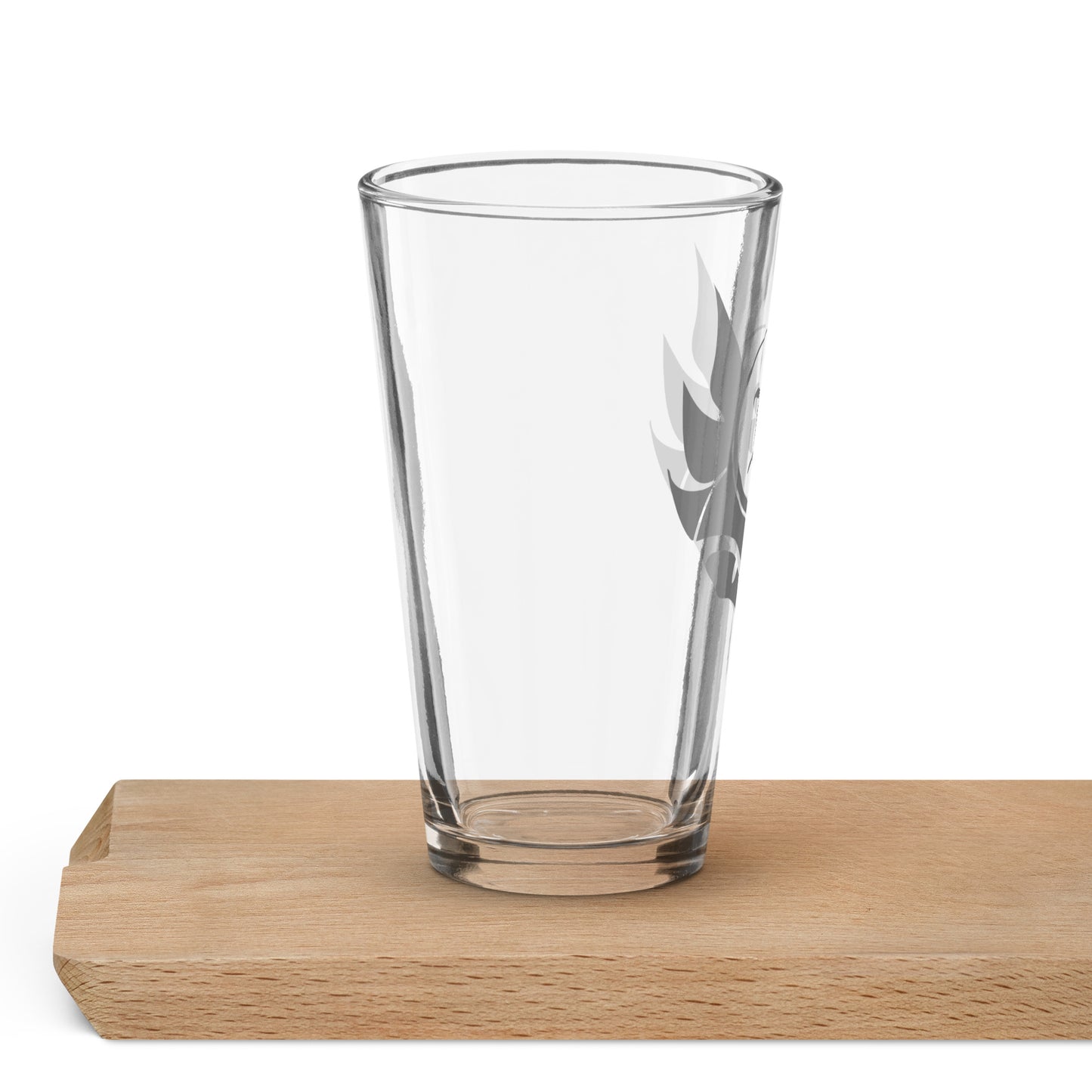 Banshee logo - Shaker pint glass