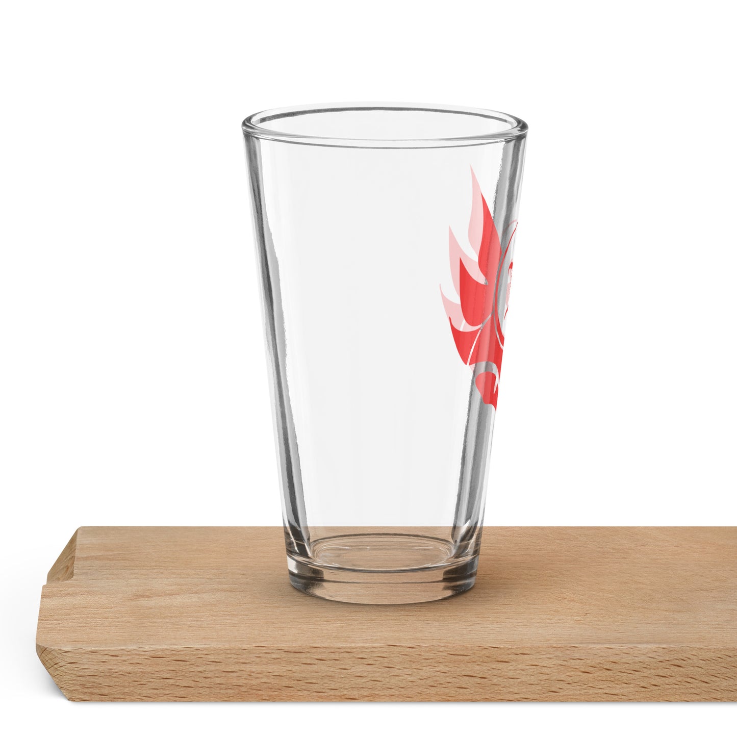 Banshee logo - Shaker pint glass