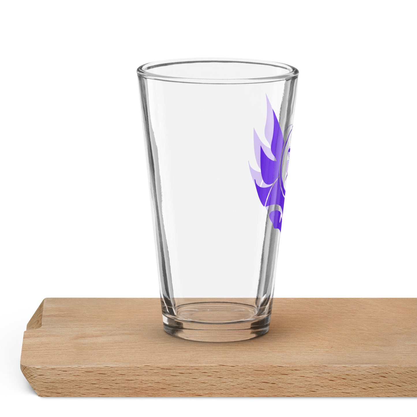 Banshee logo - Shaker pint glass