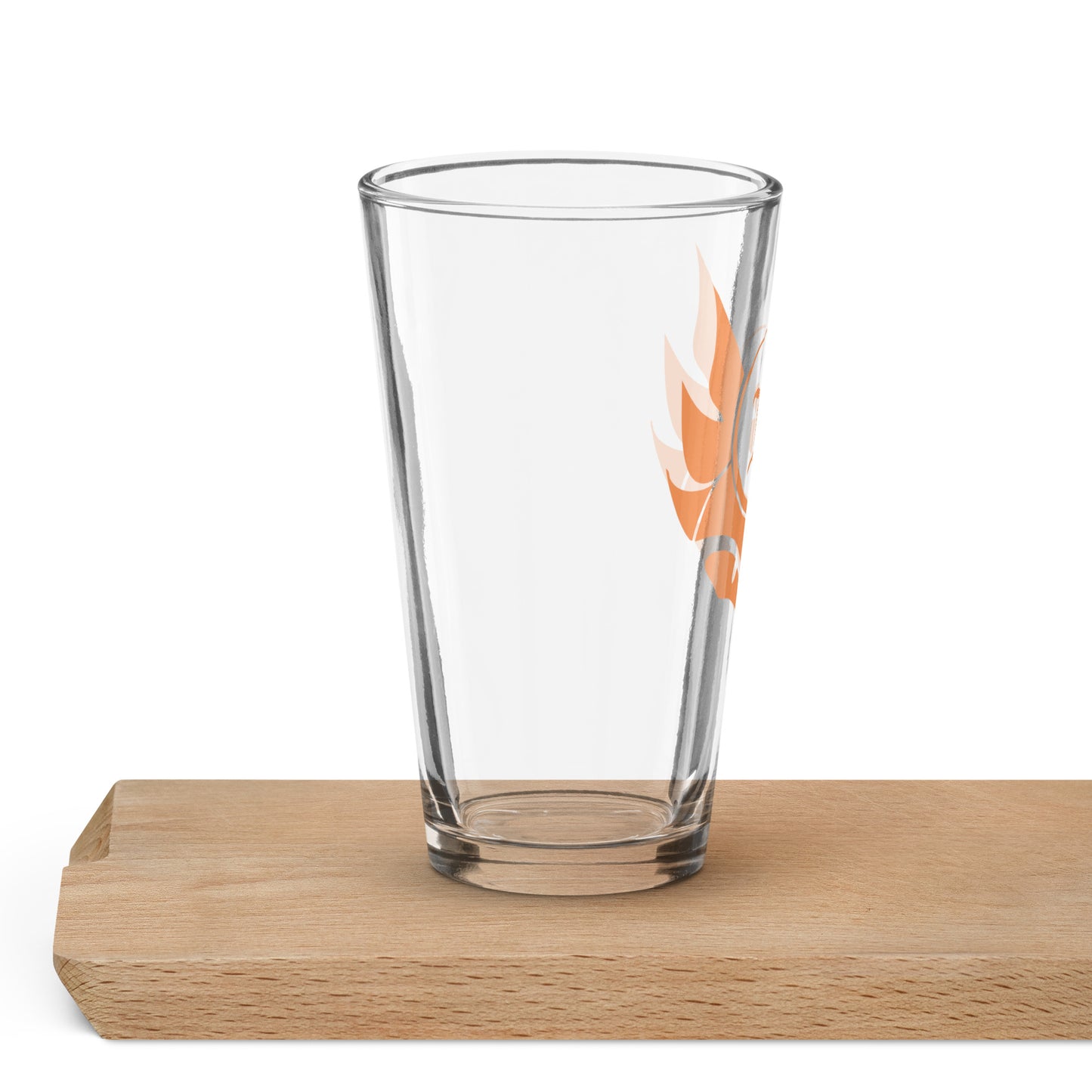 Banshee logo - Shaker pint glass