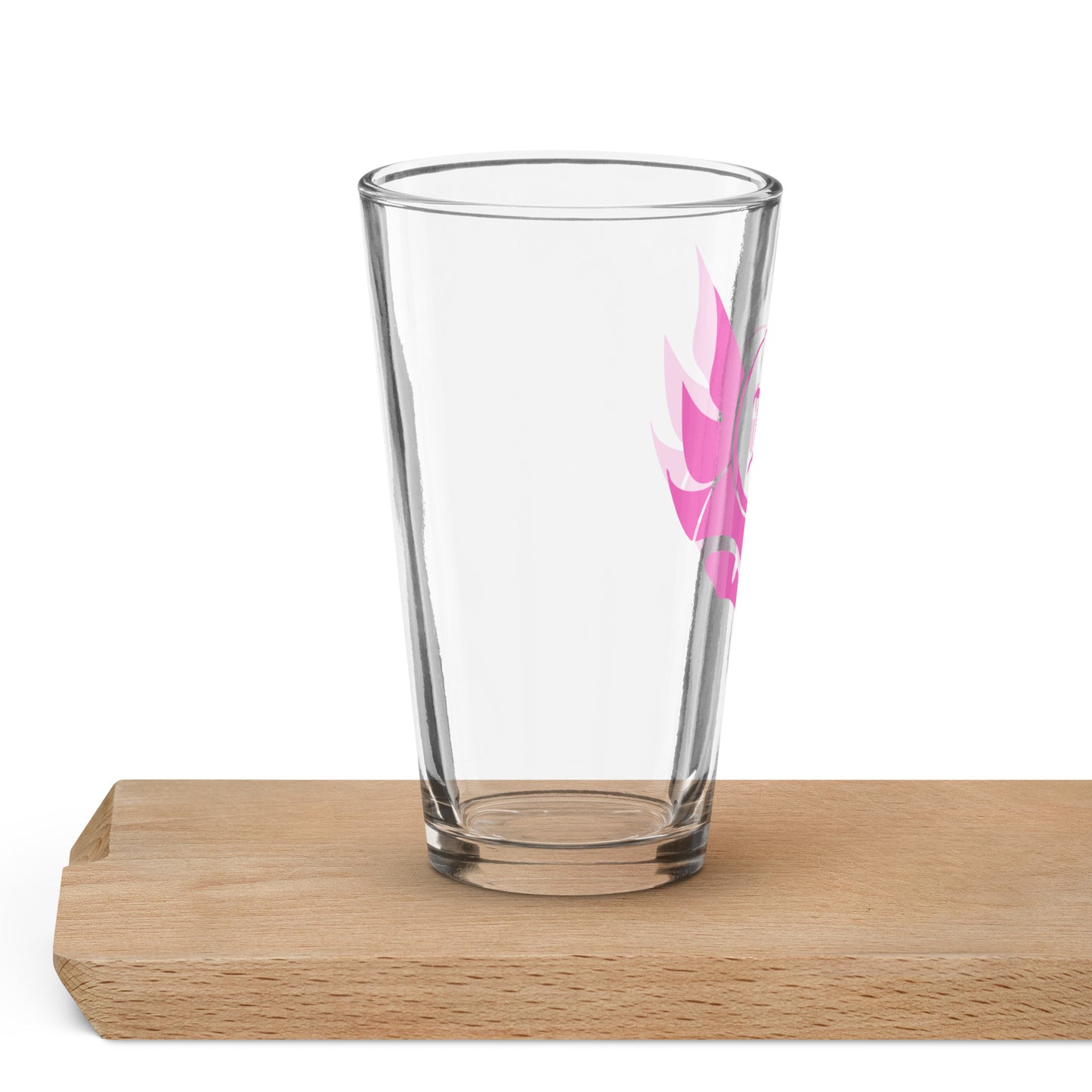 Banshee logo - Shaker pint glass