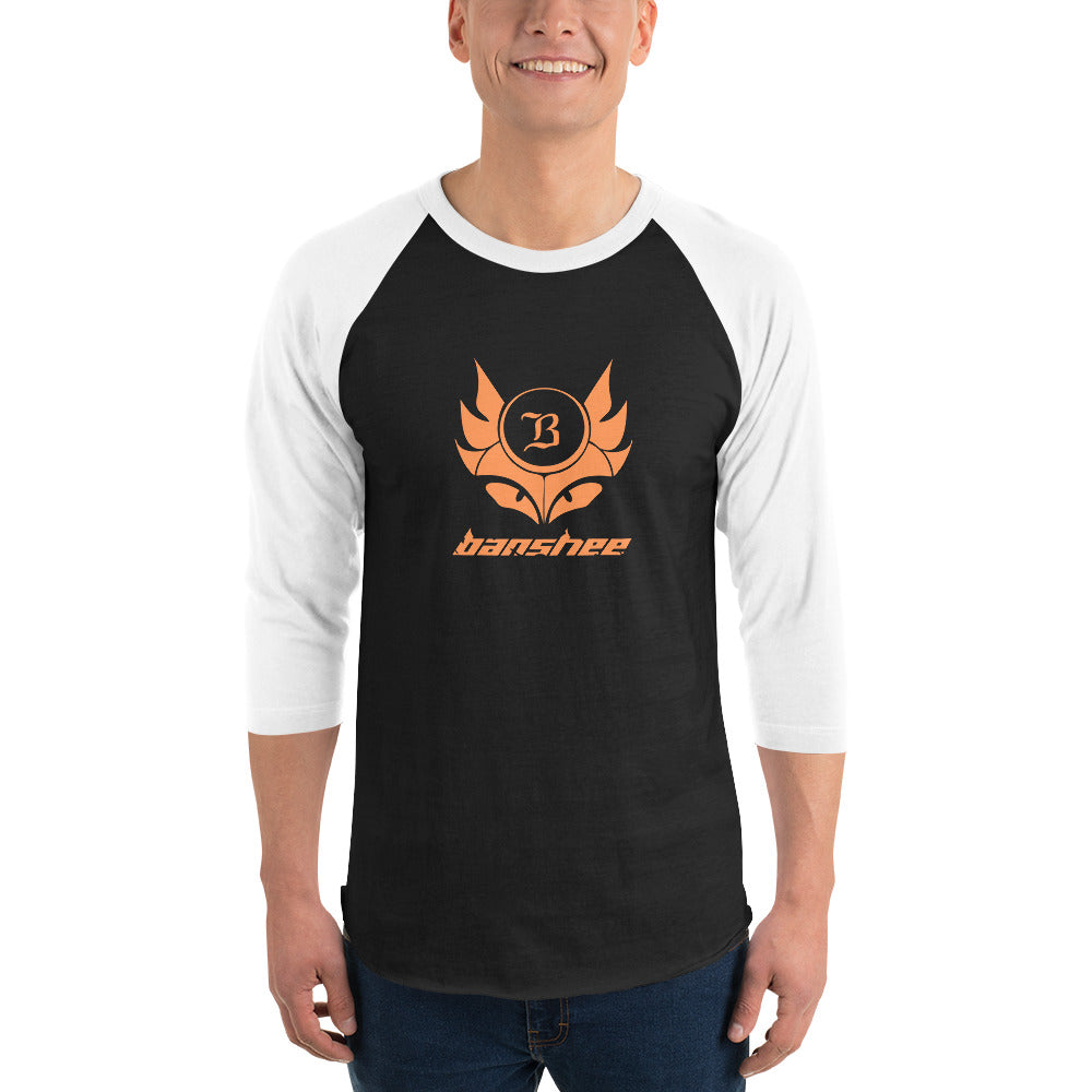 Banshee Orange Creature 3/4 sleeve shirt