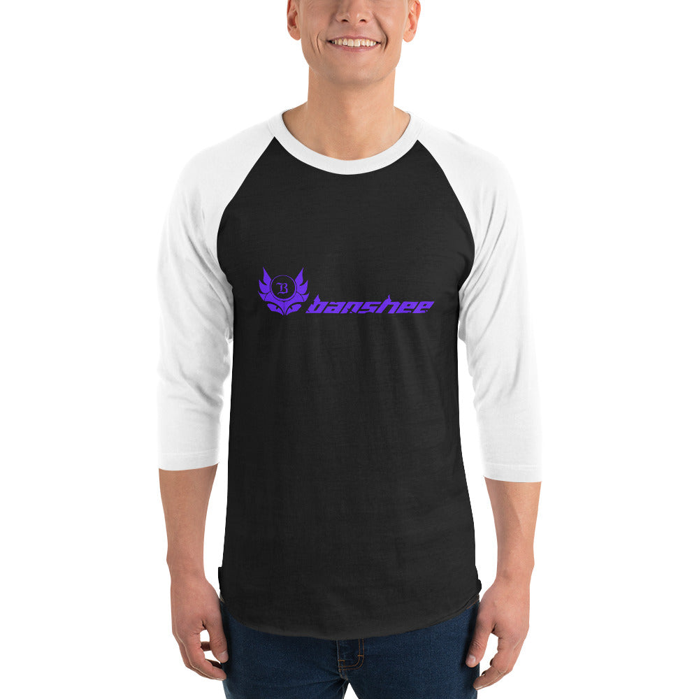 Banshee Linear Purple 3/4 sleeve shirt