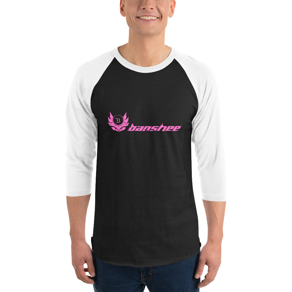 Banshee Linear Pink 3/4 sleeve shirt