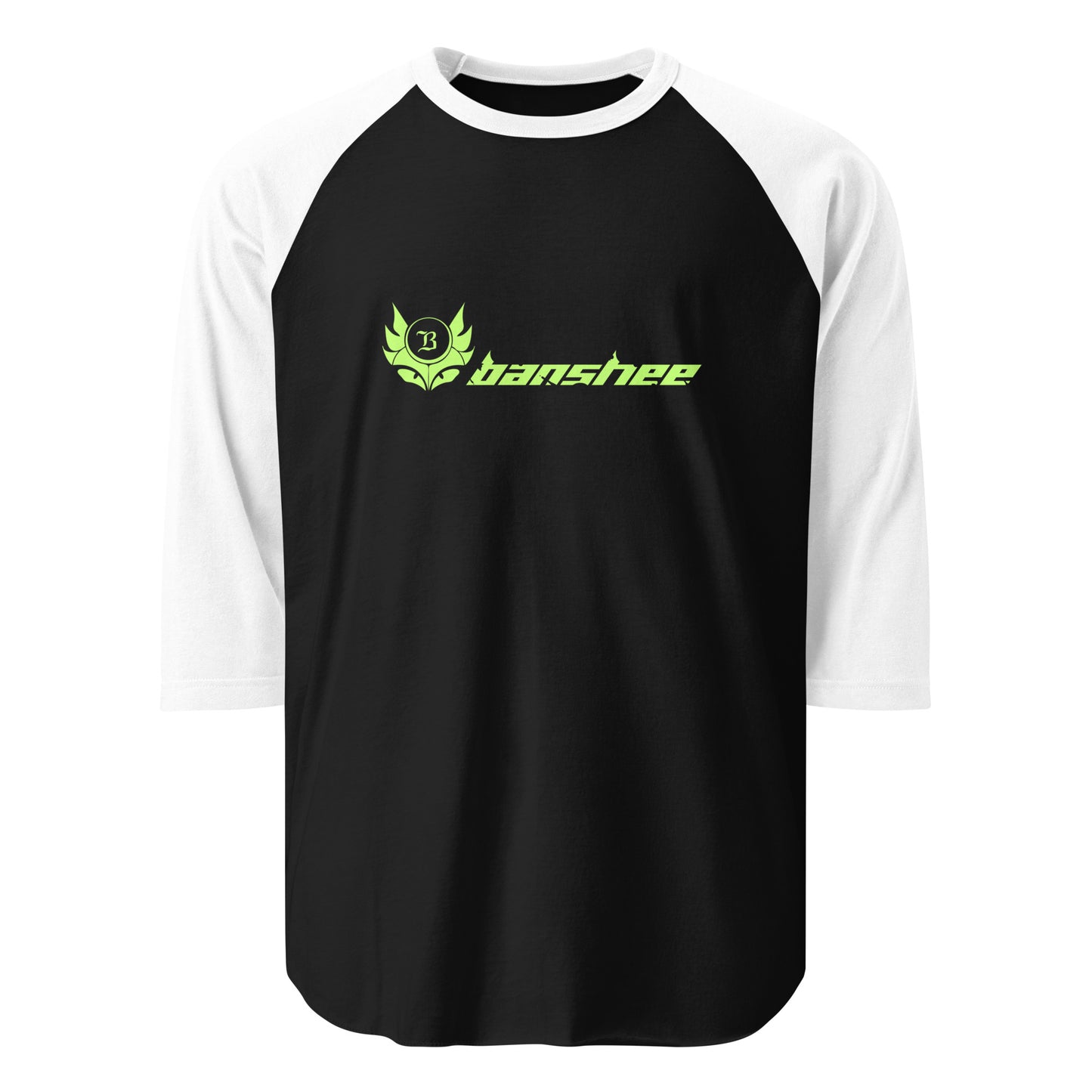 Banshee Linear Lime 3/4 sleeve shirt