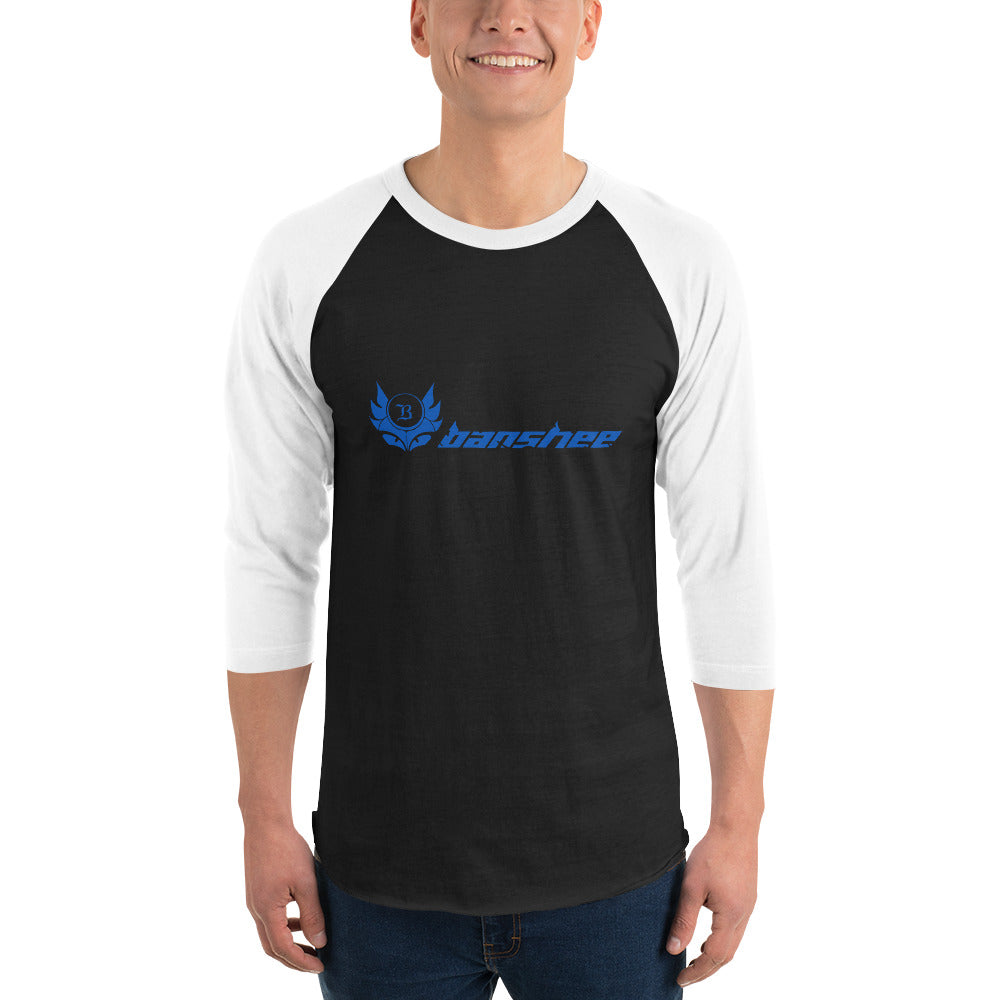 Banshee Linear Blue 3/4 sleeve shirt