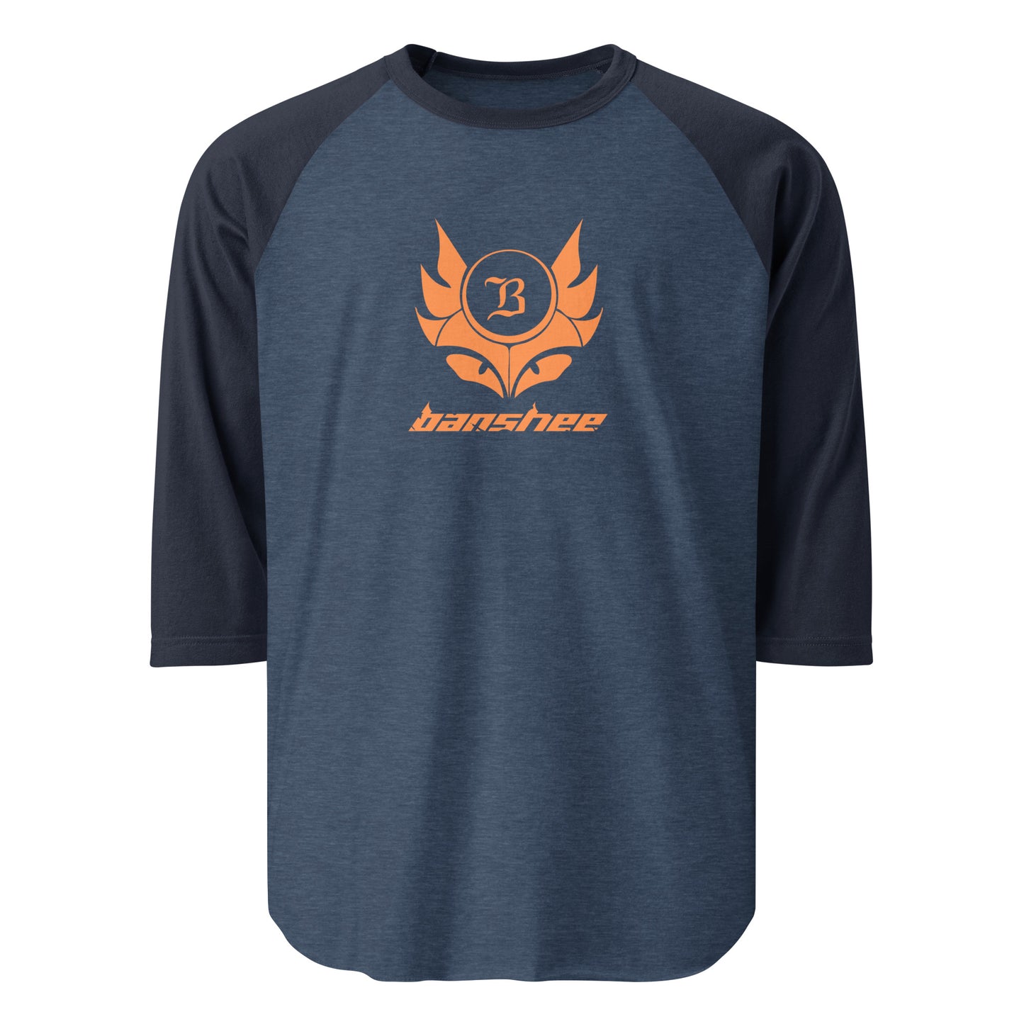 Banshee Orange Creature 3/4 sleeve shirt