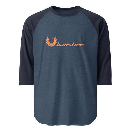 Banshee Linear Orange 3/4 sleeve shirt