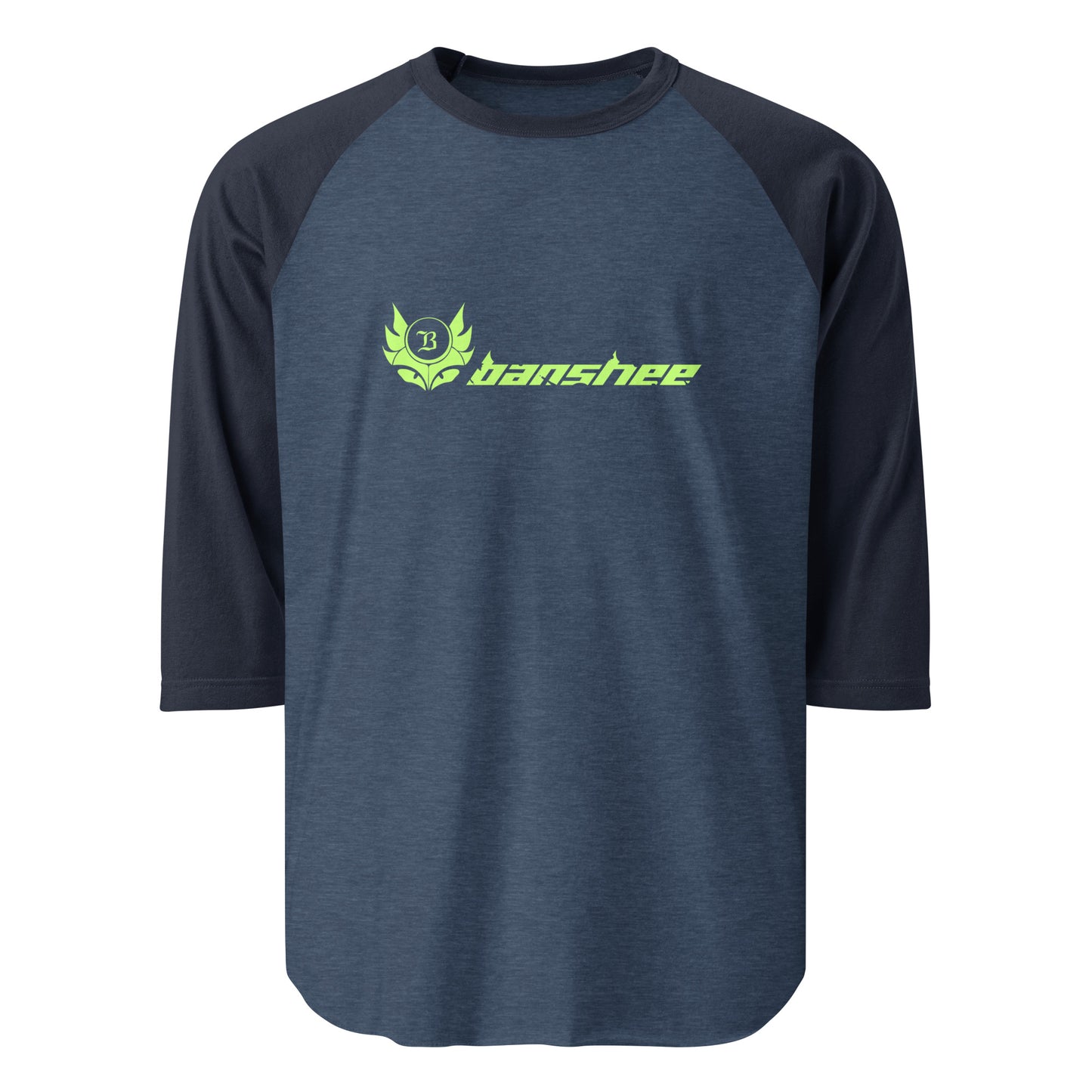 Banshee Linear Lime 3/4 sleeve shirt