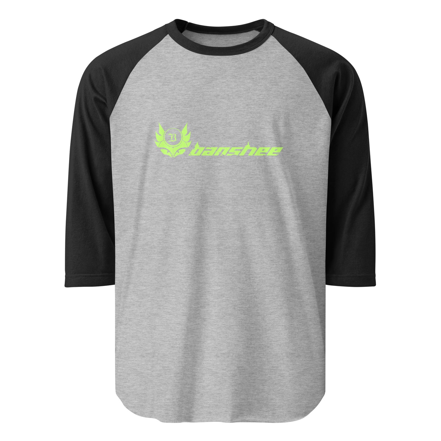 Banshee Linear Lime 3/4 sleeve shirt