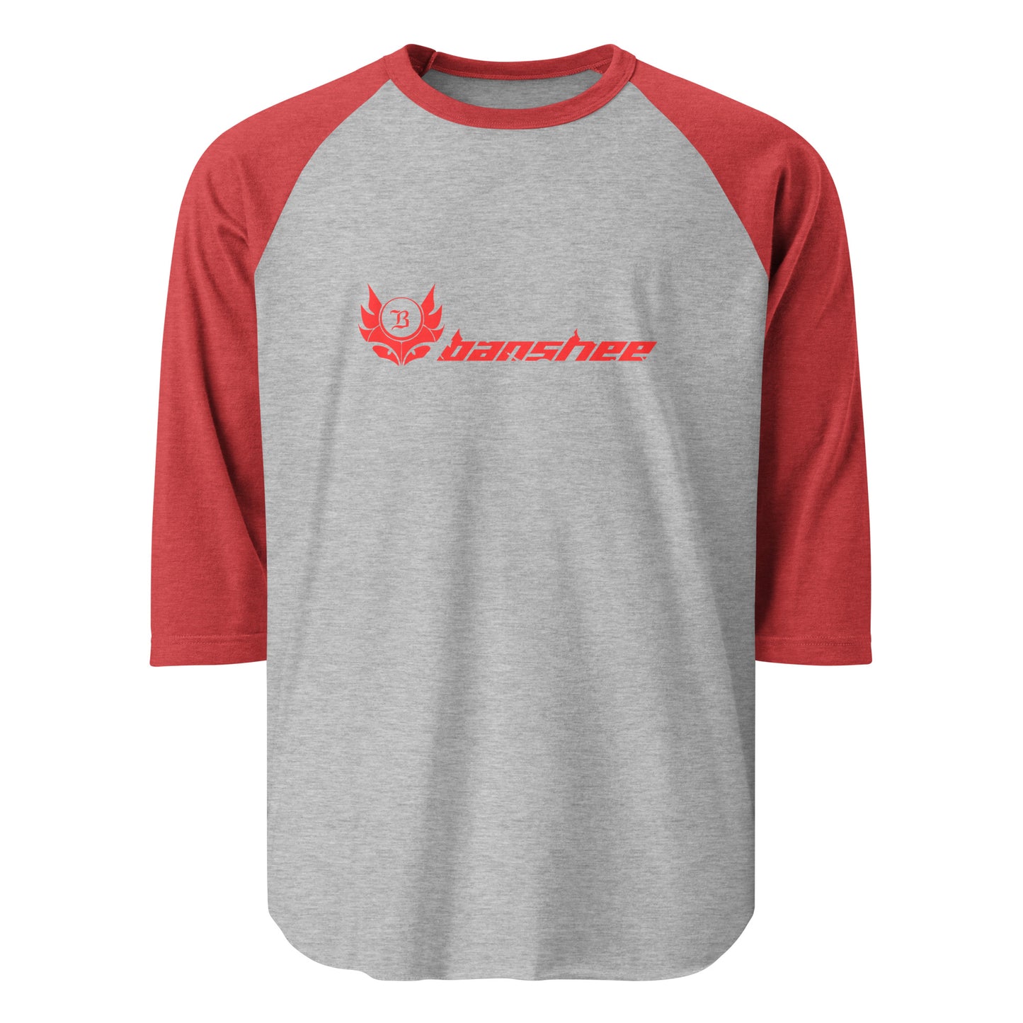 Banshee Linear Red 3/4 sleeve shirt