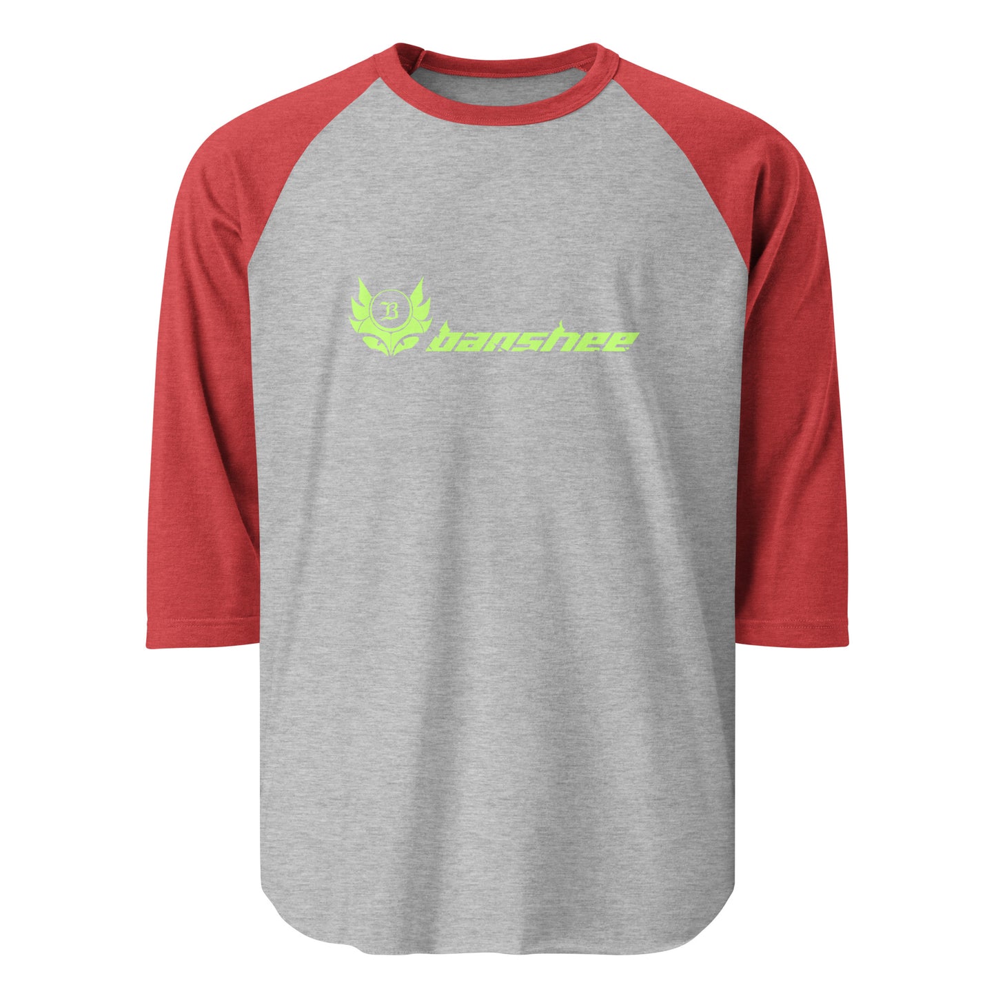 Banshee Linear Lime 3/4 sleeve shirt