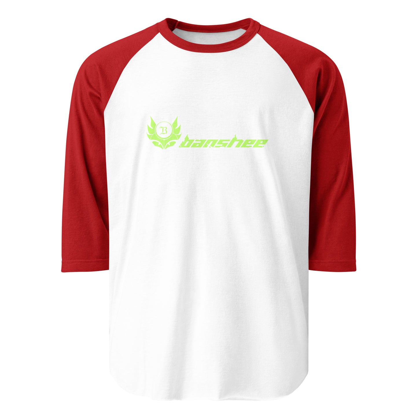 Banshee Linear Lime 3/4 sleeve shirt