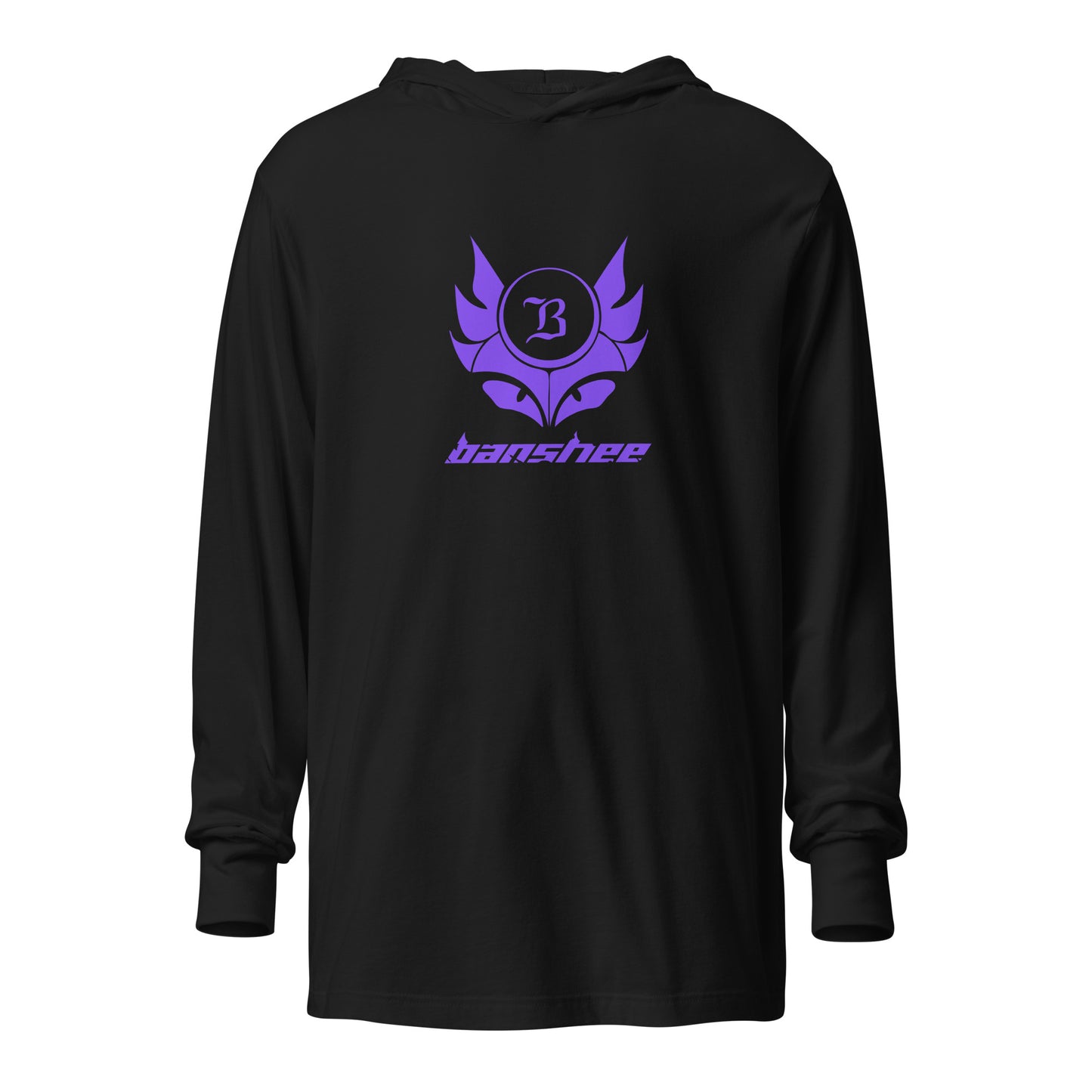 Banshee Purple Creature Logo - Hooded long-sleeve tee