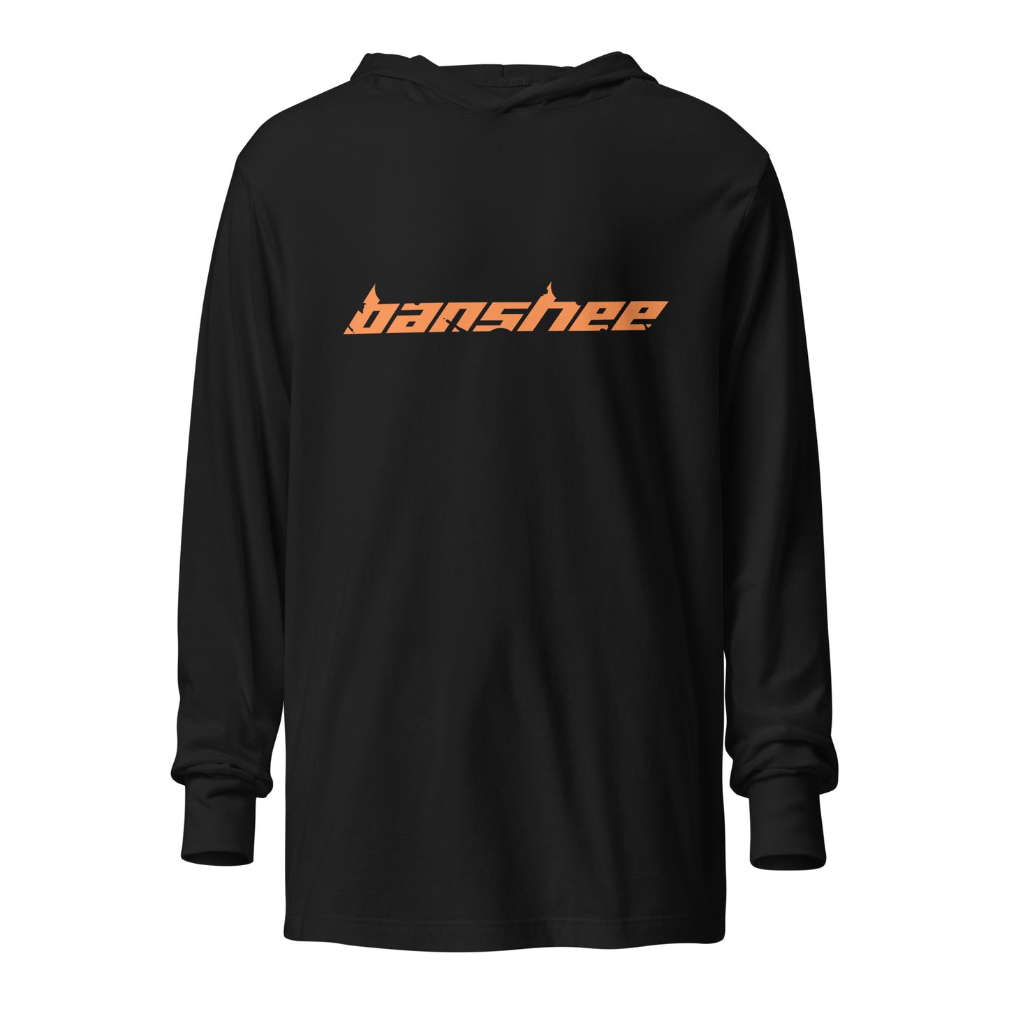 Banshee Orange Linear Logo - Hooded long-sleeve tee