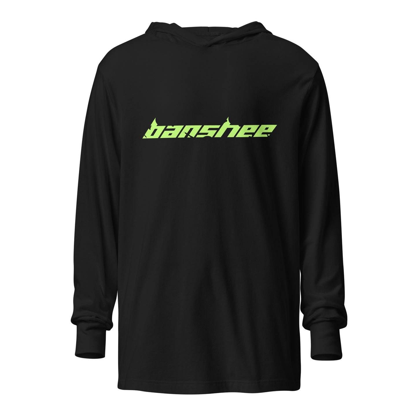 Banshee Lime Linear Logo - Hooded long-sleeve tee