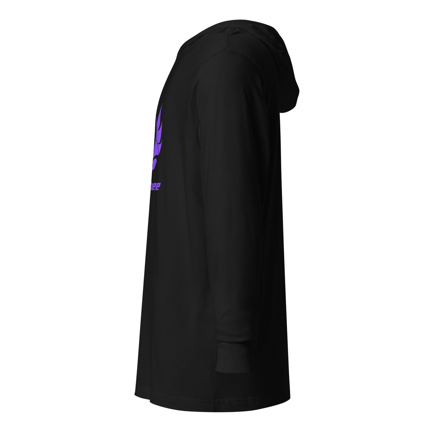 Banshee Purple Creature Logo - Hooded long-sleeve tee