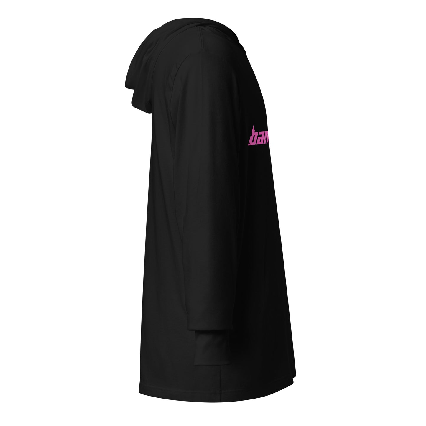 Banshee Pink Linear Logo - Hooded long-sleeve tee