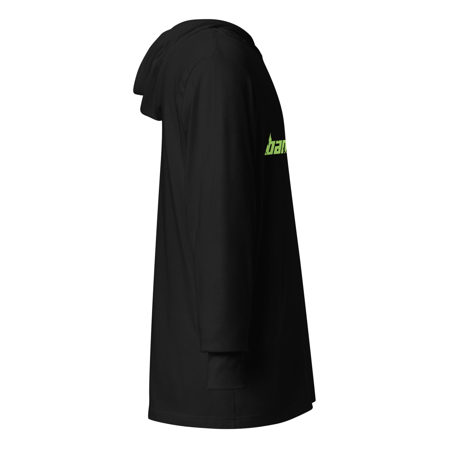 Banshee Lime Linear Logo - Hooded long-sleeve tee