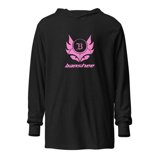 Banshee Pink Creature Logo - Hooded long-sleeve tee