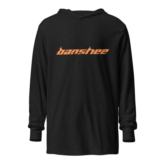 Banshee Orange Linear Logo - Hooded long-sleeve tee