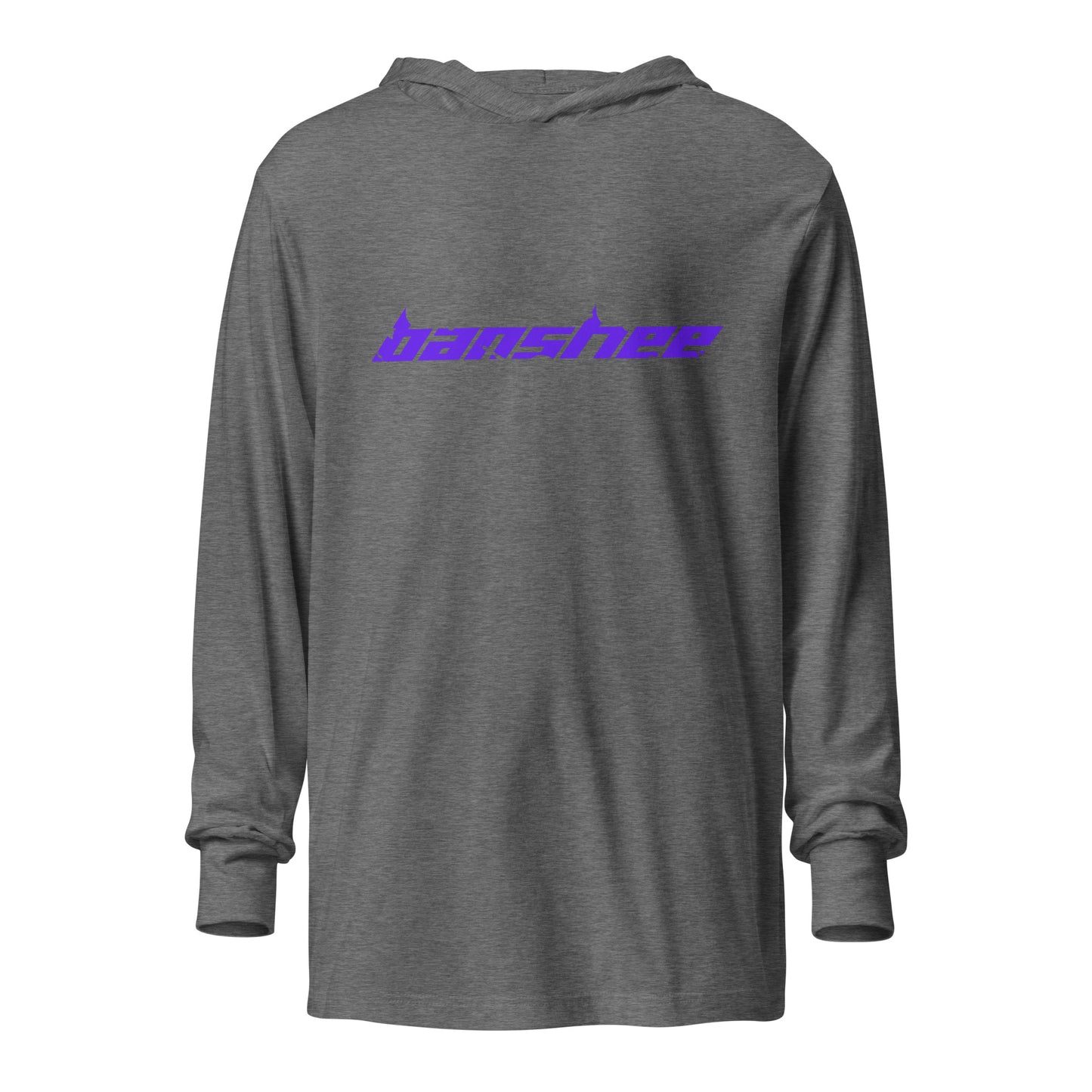 Banshee Purple Linear Logo - Hooded long-sleeve tee