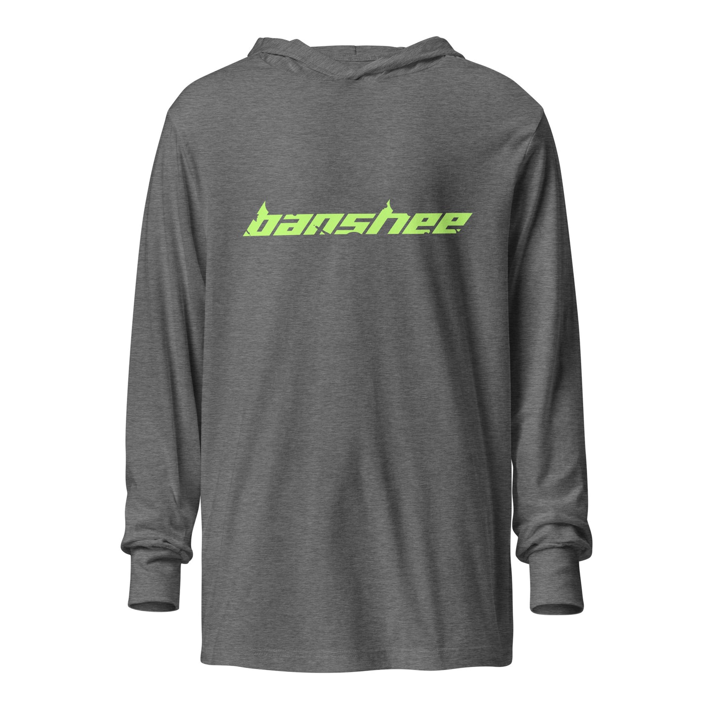 Banshee Lime Linear Logo - Hooded long-sleeve tee